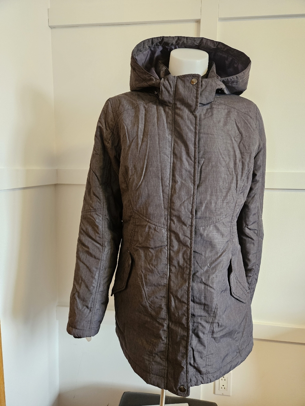 Women's Winter Coat in Heather Gray L